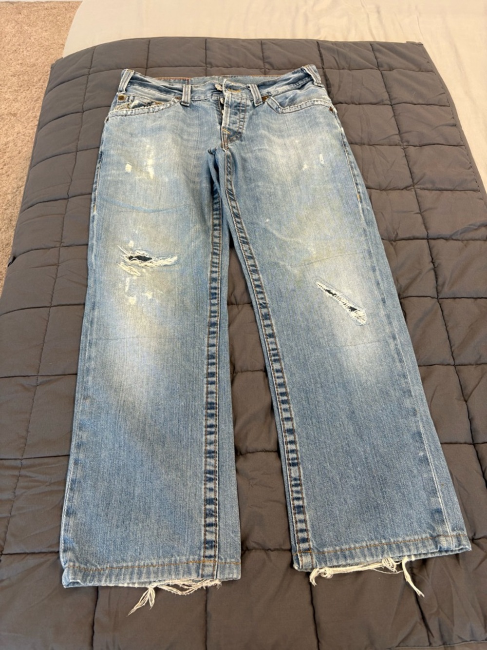True Religion Light Wash Denim Jeans